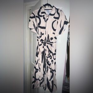 Black and white dress